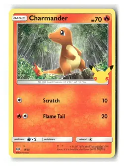 Charmander 009/025 Promo McDonald's 25th Anniversary Promos Pokemon Near Mint - Image 1