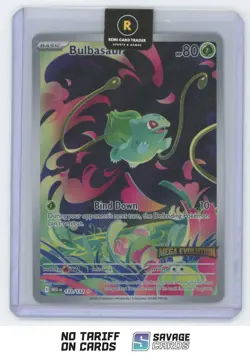 2025 Pokemon Mega Evolution Bulbasaur #133/132 Illustration Rare - Image 1