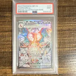 Pokemon Charizard ex Special Illustration Rare Holo SV03 223/197 PSA 9 - Image 1