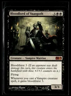 Magic The Gathering MTG M12 Bloodlord Of Vaasgoth - Image 1