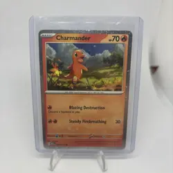 Charmander Cosmo Holo 004/165 - Pokemon TCG Pokemon 151 NM - Image 1