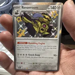 Pokemon Revavroom Full Art Holo Shiny Rare 193/091 SV: Paldean Fates - Image 1