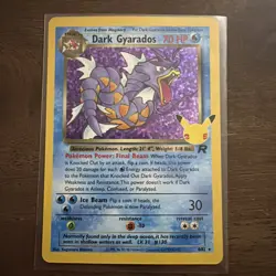 Pokemon Dark Gyarados Holo Celebrations: Classic Collection 8/82 NM - Image 1