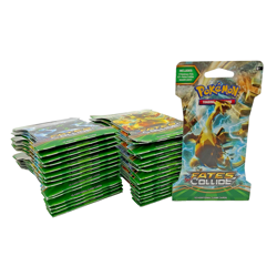 Lot of (30) Pokemon TCG XY Fates Collide Sleeved Booster Packs SEALED NEW - Image 1
