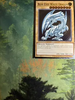 YUGIOH Blue-Eyes White Dragon OP28-EN001 Ultimate Rare LP #9 - Image 2