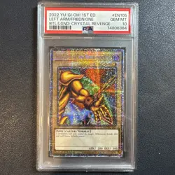 2022 YU-GI-OH! 1ST EDITION #EN105 LEFT ARM OF THE FORBIDDEN ONE PSA 10 - Image 1