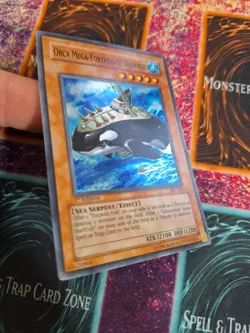 Yu-Gi-Oh Orca Mega-Fortress of Darkness IOC-084 Super Rare 1st Edition LP/MP - Image 2