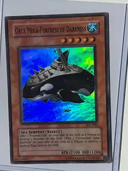 Yu-Gi-Oh! Orca Mega-Fortress of Darkness IOC-084 Super Rare 1st Ed. MP - Image 1