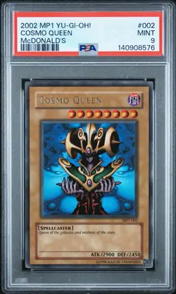2002 Yu-Gi-Oh! Cosmo Queen McDonald's Promo MP1 Limited Edition Ultra Rare PSA 9 - Image 1