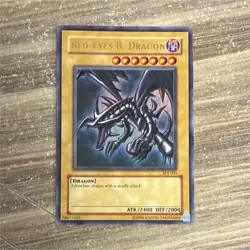 Konami Yu-Gi-Oh! Red-Eyes B. Dragon Ultra Rare Unlimited SDJ-001 ATK 2400 DEF 2… - Image 1