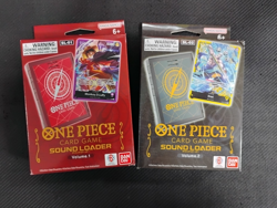One Piece TCG Sound Loader Vol 1 and Vol 2. New Sealed with Luffy and Enel Promo - Image 1
