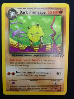 DARK PRIMEAPE - 43/82 - TEAM ROCKET - POKEMON CARD - LP - Image 1