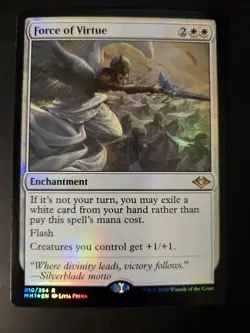 Force of Virtue NM FOIL Modern Horizons 1 MTG FREE SHIPPING - Image 1