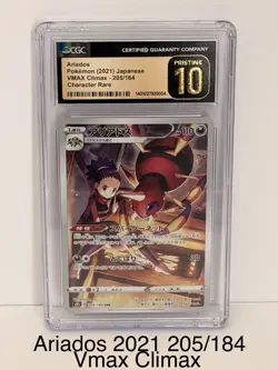 9 Pokemon CGC Graded Card Lot Gem Mint 10-7 Graded Cards - Image 3