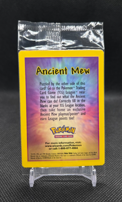 Pokemon TCG Ancient Mew Promo Card 2000 Movie Factory Sealed - Print Line - Image 2