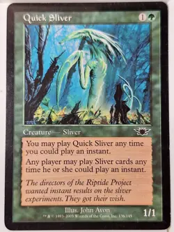 Quick Sliver - Legions - Magic the Gathering MTG Nice! - Image 1