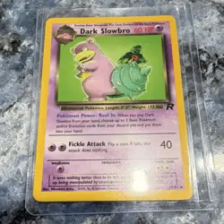 Pokemon Dark Slowbro Team Rocket 29/82 Rare Unlimited 2000 60 HP Regular Card - Image 2