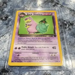 Pokemon Dark Slowbro Team Rocket 29/82 Rare Unlimited 2000 60 HP Regular Card - Image 3