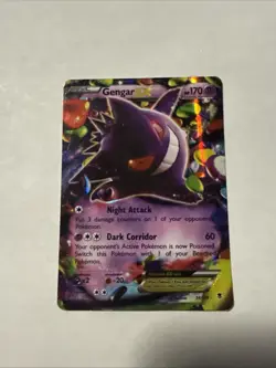 Pokemon TCG Gengar EX 34/119 Phantom Forces Ultra Rare Card - Image 1