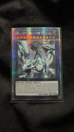 Custom Yu-Gi-Oh! Card - Dragon Master Magia Starlight Rare Replica For Display - Image 1