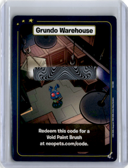 Upper Deck Neopets The Void Within Grundo Warehouse Void Paint Brush Card Ships - Image 1