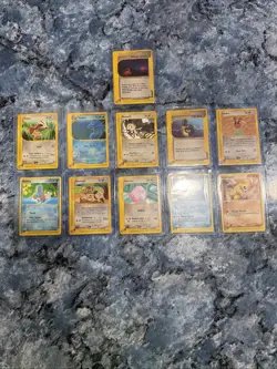 Pokemon Expedition Lot Of 11 Cards - Image 1