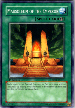 Yu-Gi-Oh TCG Mausoleum Of The Emperor SDRL-EN031 1st Edition Common Card LP - Image 1