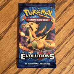 Pokemon TCG XY Evolutions Booster Pack 10 Cards Sealed Charizard Art Online - Image 1