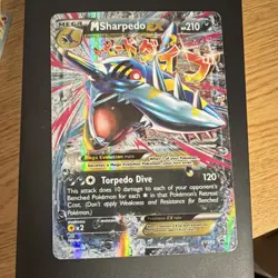 Pokemon M Sharpedo EX Promo Mega 210 HP Holo XY XY200 Card - Image 1