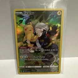 Pokemon Pikachu TG05/TG30 Lost Origin Trainer Gallery Ultra Rare Holo Card - Image 1
