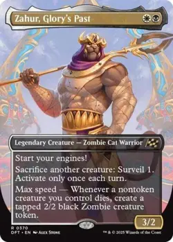 Zahur Glory's Past - Borderless FOIL - Aetherdift - MtG - NM - Image 1
