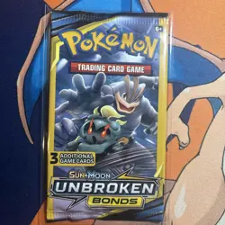 Pokemon TCG Sun & Moon Unbroken Bonds 3 Card Boaster Pack Sealed Art Set 4 Packs - Image 5