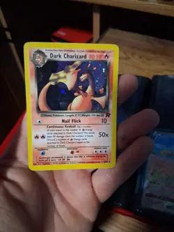 Pokemon Dark Charizard 4/82 Team Rocket Holo Rare 80 HP English Card - Image 1