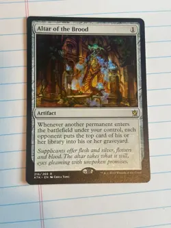 Khans of Tarkir Magic: The Gathering Altar of the Brood Magic the Gathering Card - Image 1