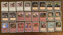 Lot of 147 MAGIC THE GATHERING 90's Cards Irini Grandmother Sengir Bats Castle - Image 3