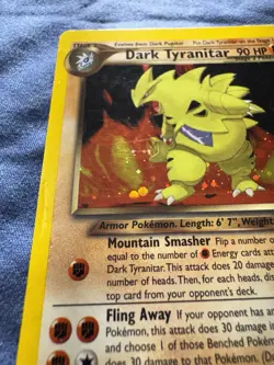 Dark Tyranitar - 11/105 - Pokemon Neo Destiny Holo Card - Image 2