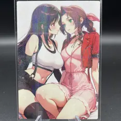 Tifa/Aerith Anime Waifu Card Doujin ACG Goddess Holo - Image 1
