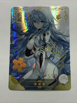Rei Ayanami Evangelion 10M04 SSR Goddess Story Foil Anime Waifu Card Girl Holo - Image 5