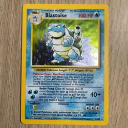 Blastoise 2/102 Holo Rare Base Set Unlimited Card Pokemon TCG - Image 1