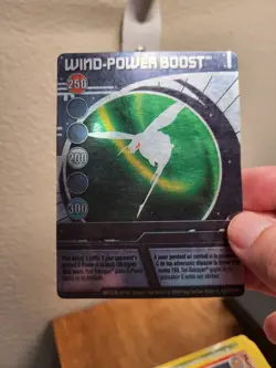 Bakugan Card - Wind-Power Boost (Bee Striker) - Chrome - Battle Brawlers - Image 3