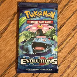 Pokemon TCG XY Evolutions Booster Pack 10 Cards Sealed Venusaur Art Online - Image 1
