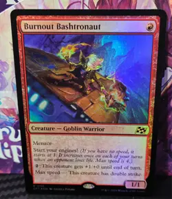 magic the gathering - FOIL! - Burnout Bashtronaut - Creature - Goblin Warrior - Image 1