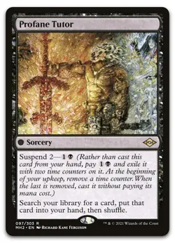 Profane Tutor #97 (NM) Modern Horizons 2 MH2 Magic MTG - Image 1