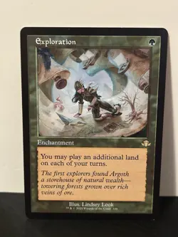 Exploration (Retro Frame) - Dominaria Remastered Rare MTG - Image 1