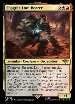 MTG Shagrat, Loot Bearer ** The Lord of the Rings ** English - Image 1