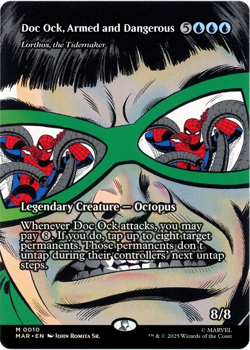 Doc Ock, Armed and Dangerous (Borderless) 0010 - Marvel's Spider-Man MTG NM/M - Image 1
