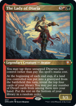 x1 The Lady of Otaria - Foil Etched M MTG Commander: Dominaria United M/NM, Engl - Image 1
