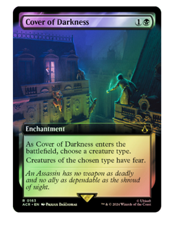 Cover of Darkness - Foil - Extended Art Assassin's Creed MTG - Image 1
