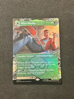 Miles Morales Ultimate (0211) (Borderless Foil) Marvel's Spider-Man Foil Mtg - Image 1