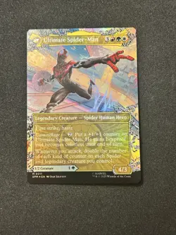Miles Morales Ultimate (0211) (Borderless Foil) Marvel's Spider-Man Foil Mtg - Image 2